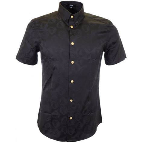 versace short sleeve button down.